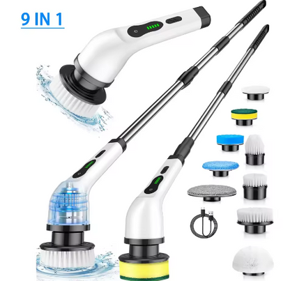 Escova Elétrica Rotativa 9 em 1