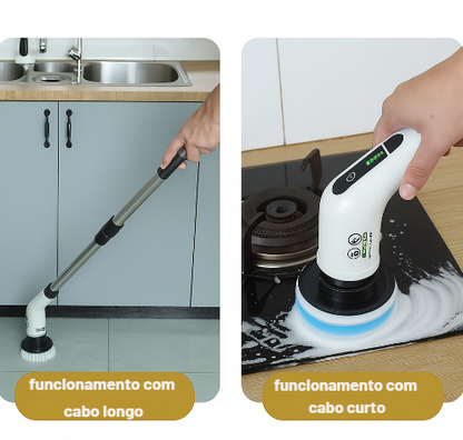 Escova Elétrica Rotativa 9 em 1