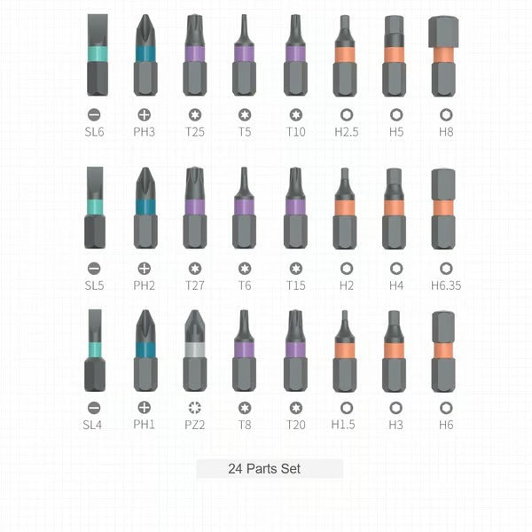 T10 PRO – A chave de fendas de precisão 24 em 1!